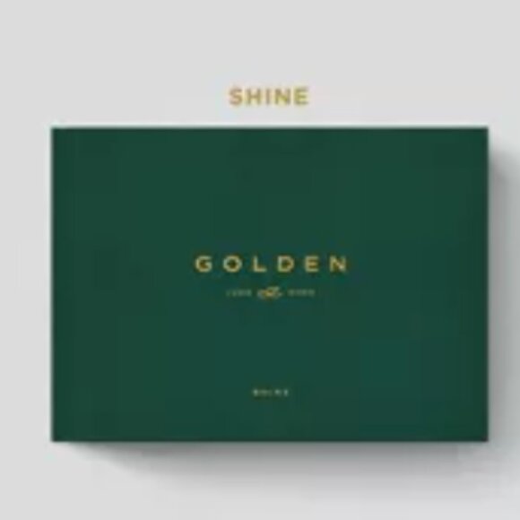 Jungkook GOLDEN Album – SHINE (Green Version | Target Exclusive) | NEW & SEALED - Picture 4 of 4